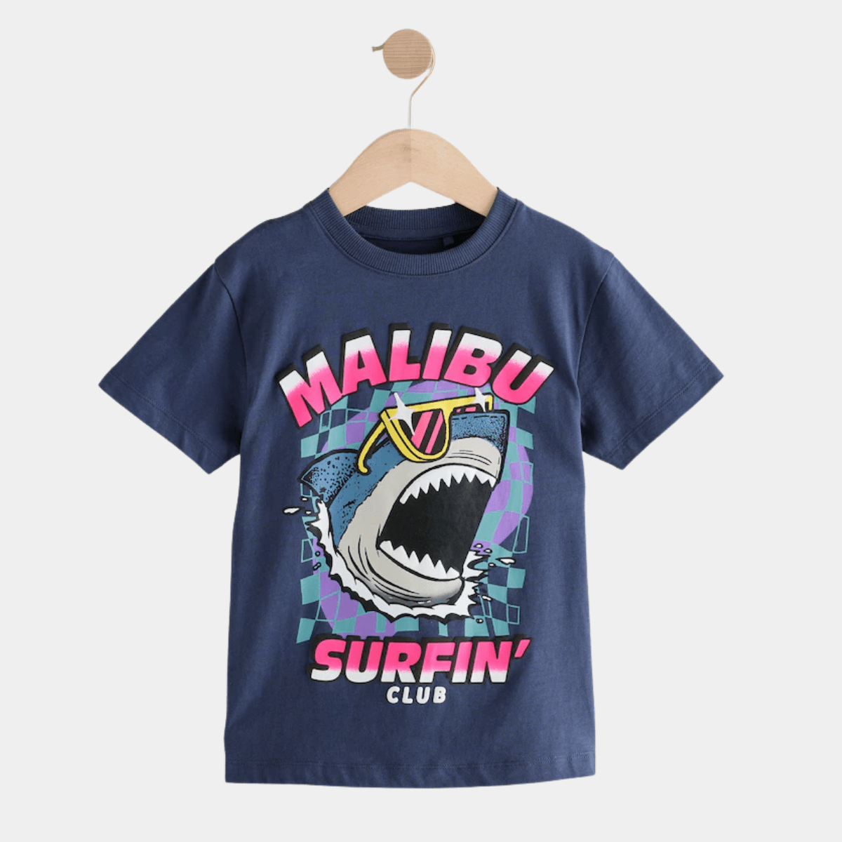 Kids Malibu Shark Surfing T-shirt from You Know Who's