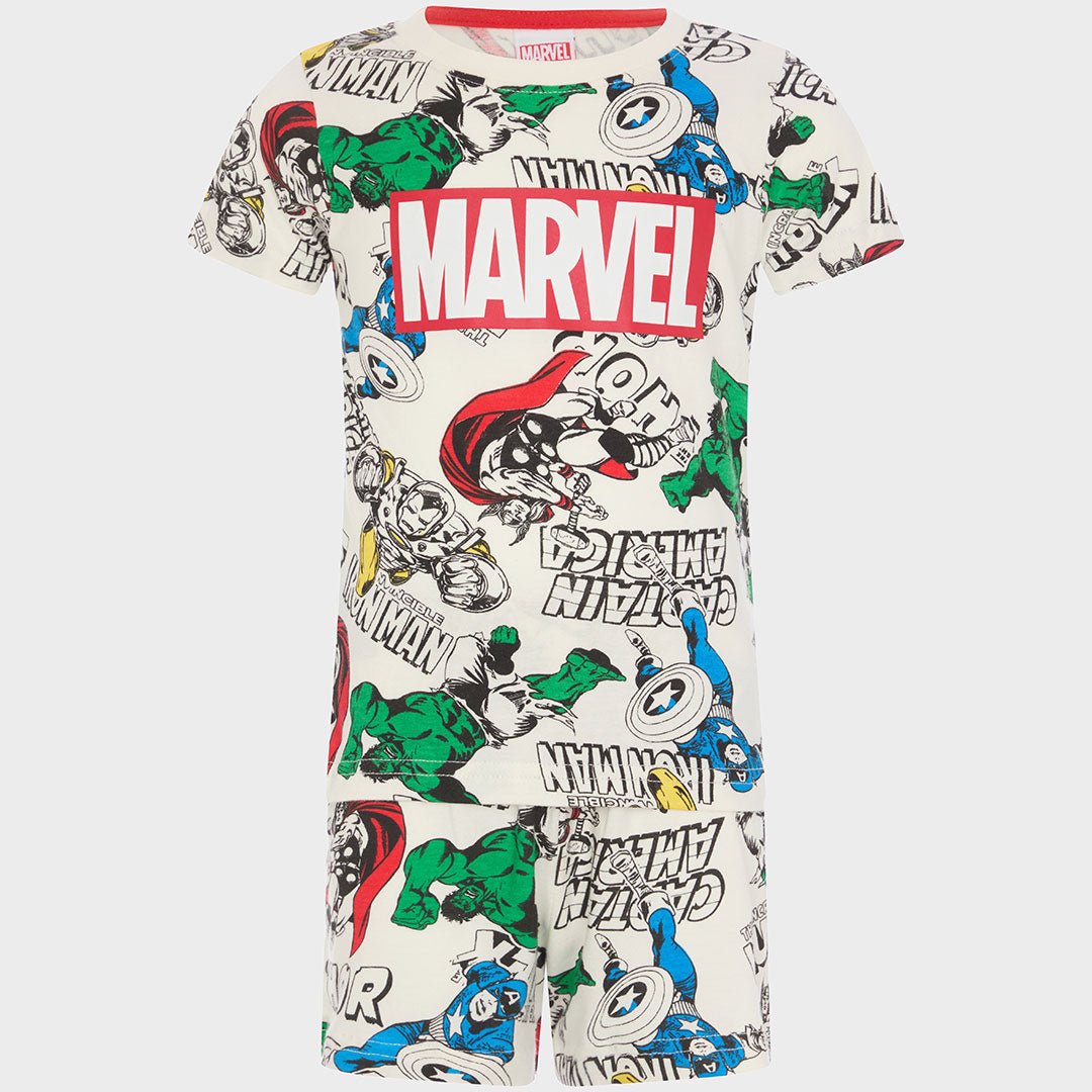 Kids Marvel All Over Print PJ Set from You Know Who's
