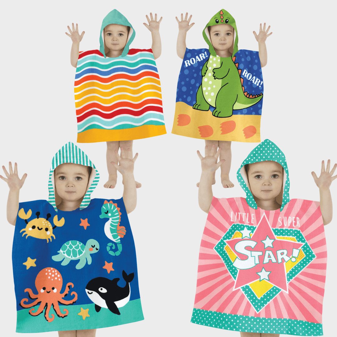 Kids Microfibre Beach Poncho (1.5 - 3Y) from You Know Who's