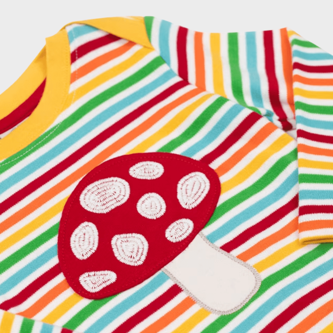 Kids Mushroom Stripe Frugi Top from You Know Who's