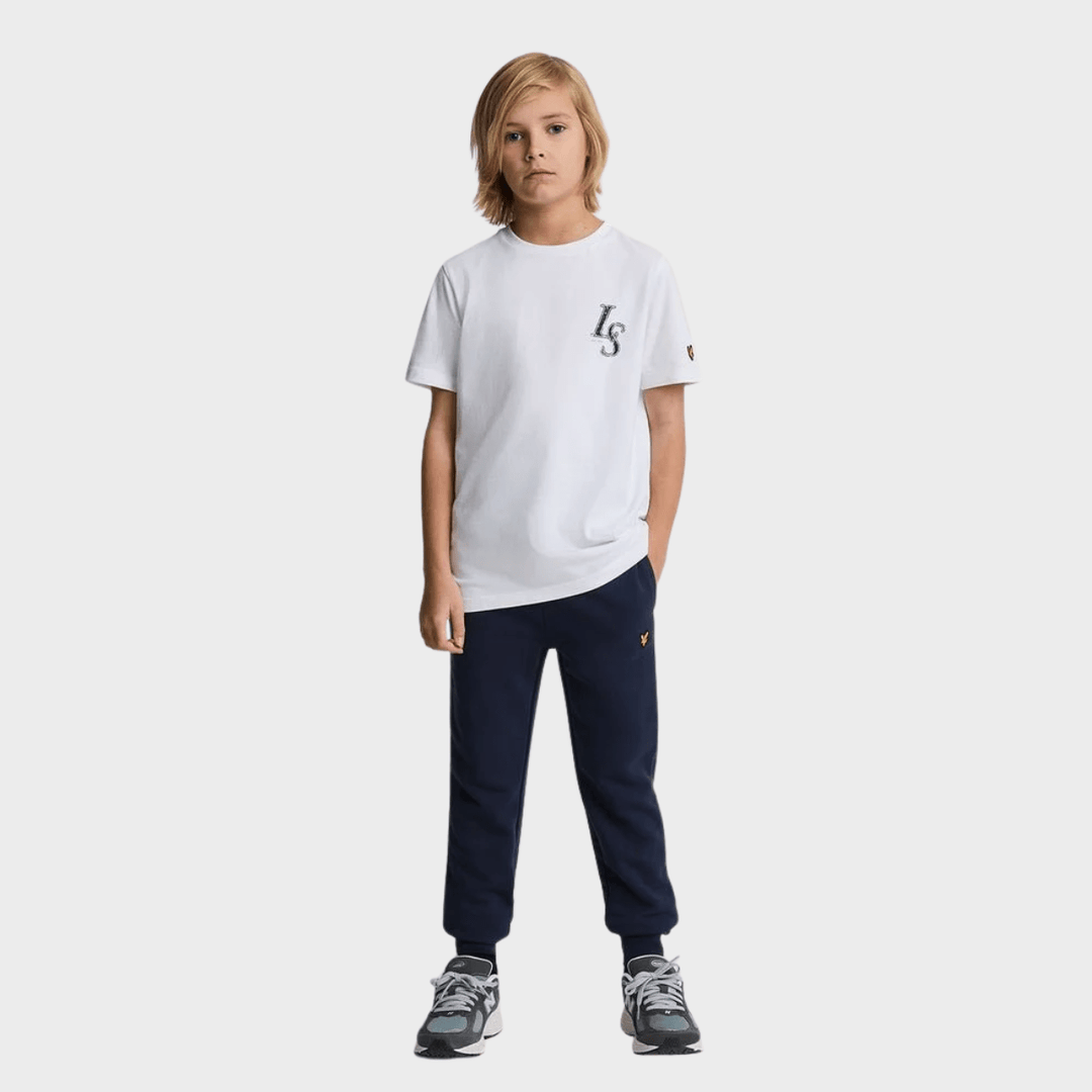 Kids Navy Lyle and Scott Logo Joggers from You Know Who's