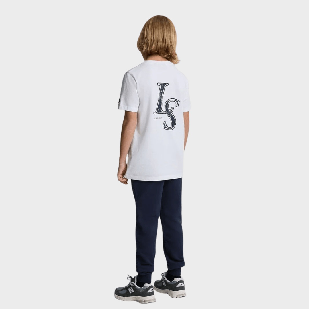 Kids Navy Lyle and Scott Logo Joggers from You Know Who's