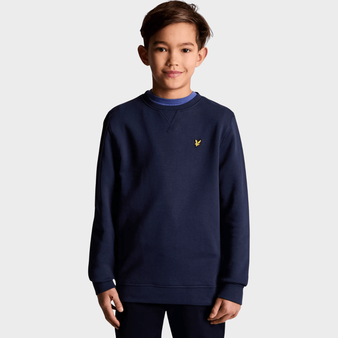 Kids Navy Lyle and Scott Logo Sweatshirt from You Know Who's