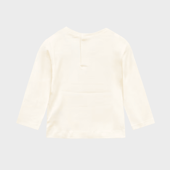 Kids Off White Bow and Glitter Printed Top (6M - 4Y) from You Know Who's