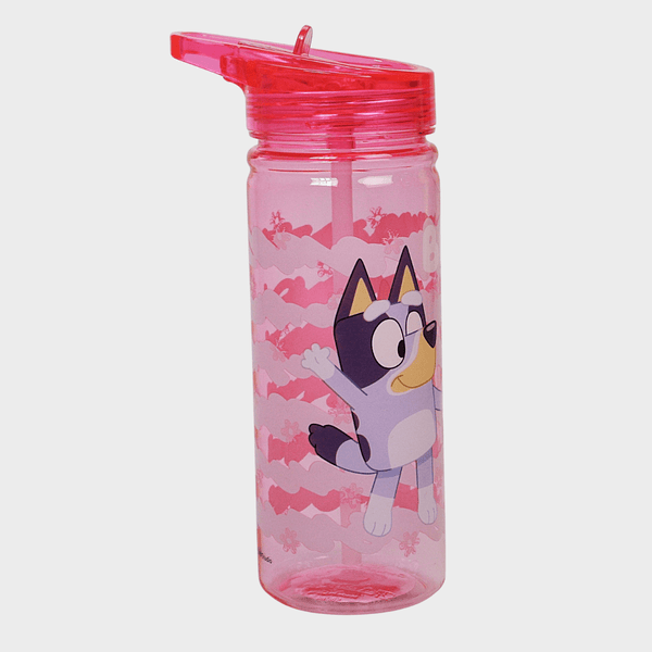 Kids Pink Bluey Themed Water Bottle from You Know Who's