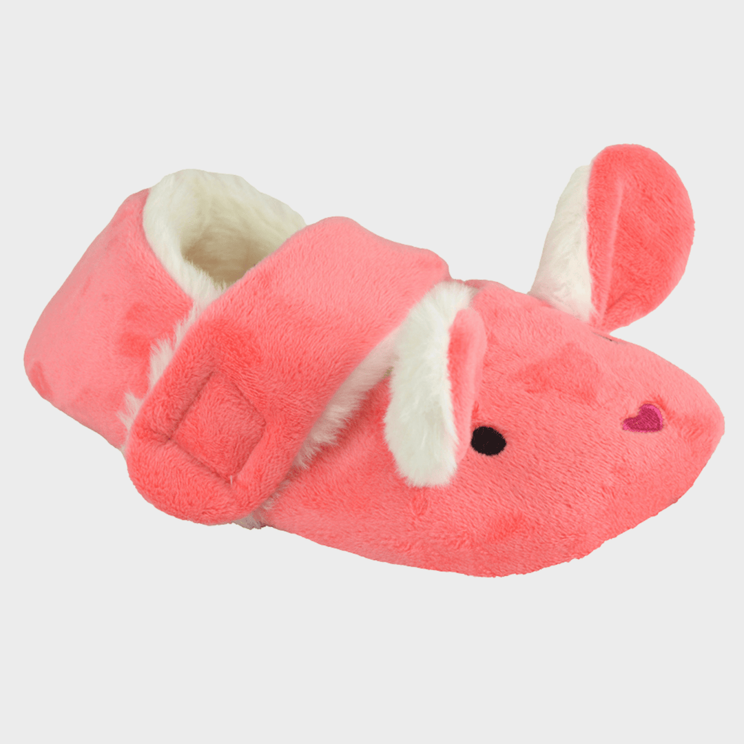 Kids Pink Bunny Slipper from You Know Who's