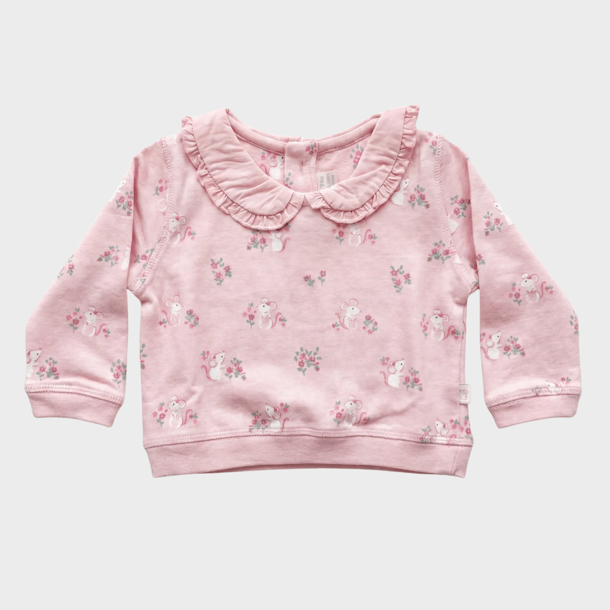 Kids Pink Mouse Jojo Sweater from You Know Who's