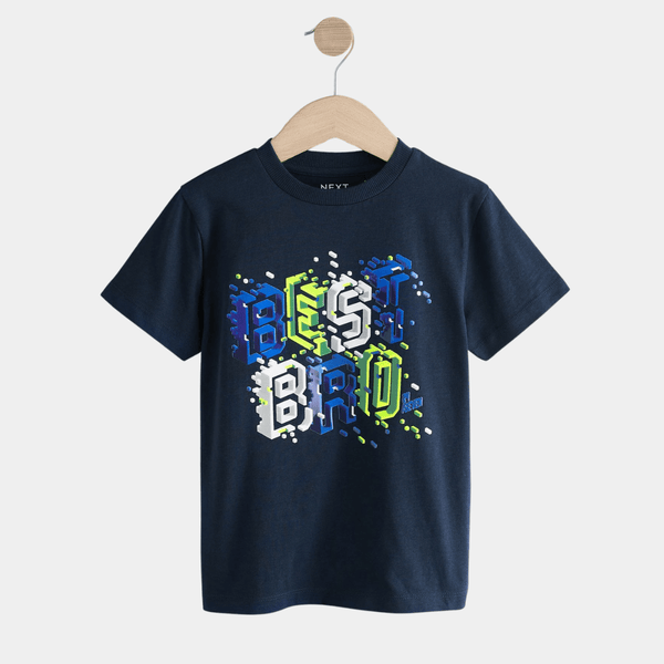Kids Pixel Best Bro T-shirt from You Know Who's