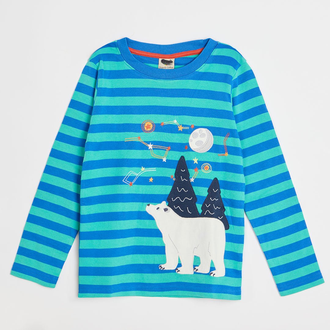 Kids Polar Bear Frugi Top from You Know Who's