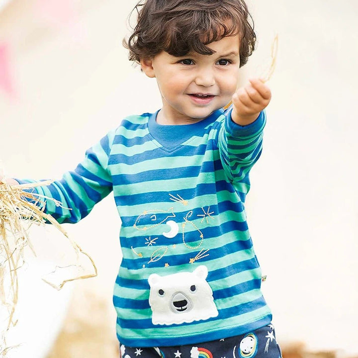 Kids Polar Face Frugi Organic Cotton Top from You Know Who's