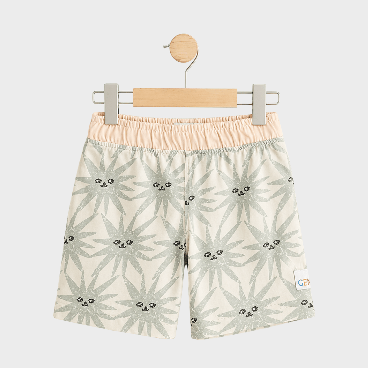 Kids Printed Cotton Jersey Shorts from You Know Who's