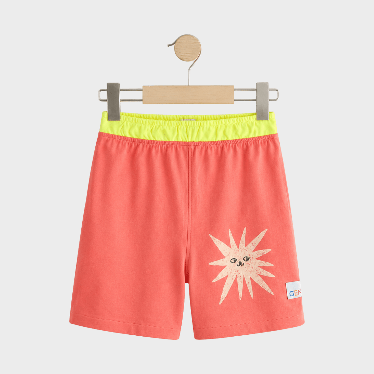 Kids Printed Cotton Jersey Shorts from You Know Who's