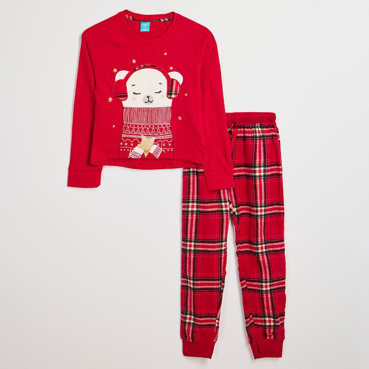 Kids Red Polar Bear Pj from You Know Who's