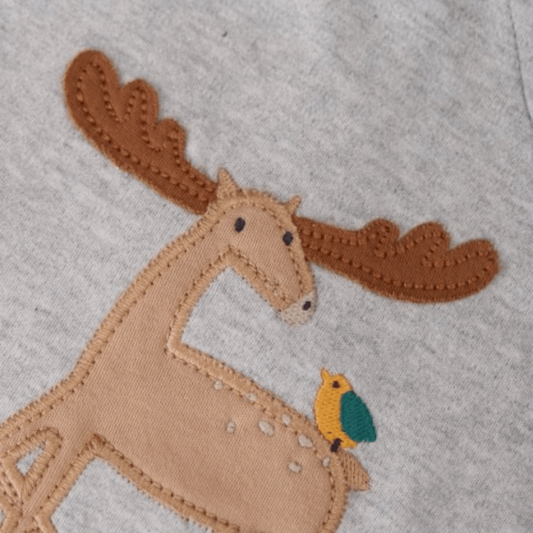 Kids Reindeer Frugi Organic Cotton Top from You Know Who's