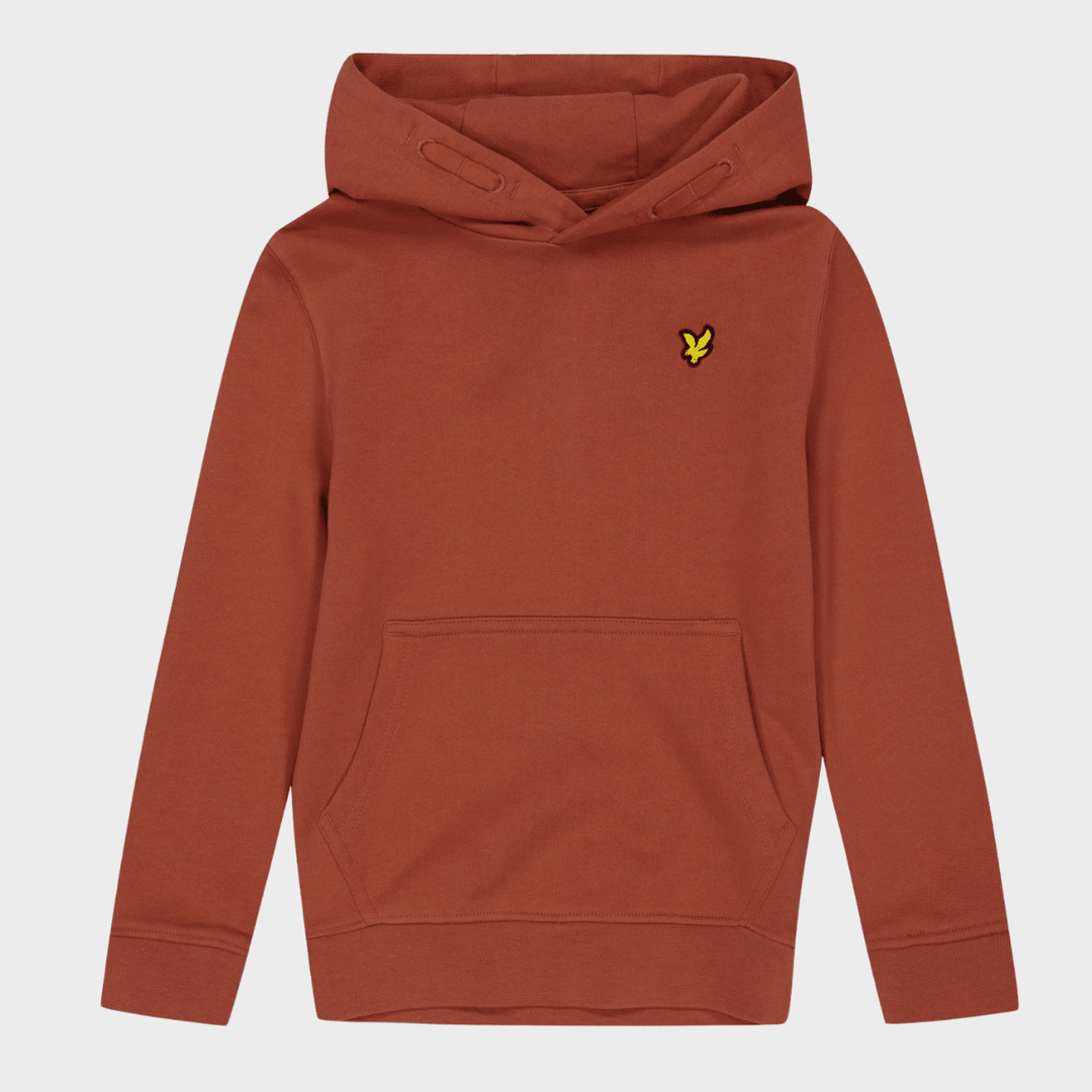 Kids Rust Lyle and Scott Logo Hoodie from You Know Who's