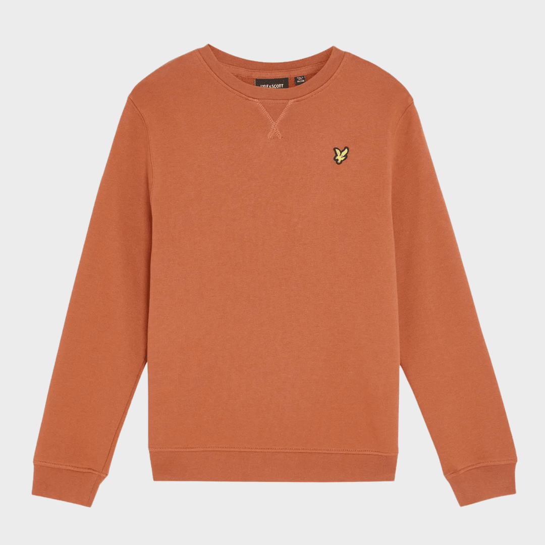 Kids Rust Lyle and Scott Logo Sweatshirt from You Know Who's