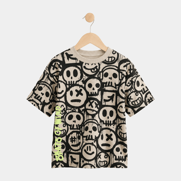 Kids Smiley Skull T-Shirt from You Know Who's