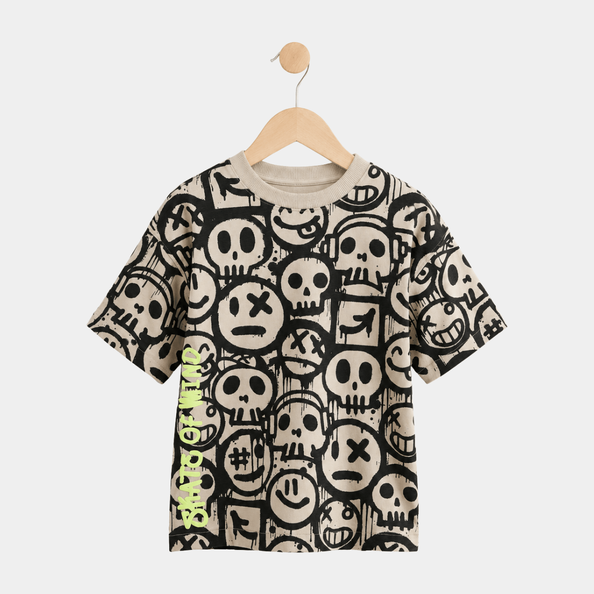 Kids Smiley Skull T-Shirt from You Know Who's