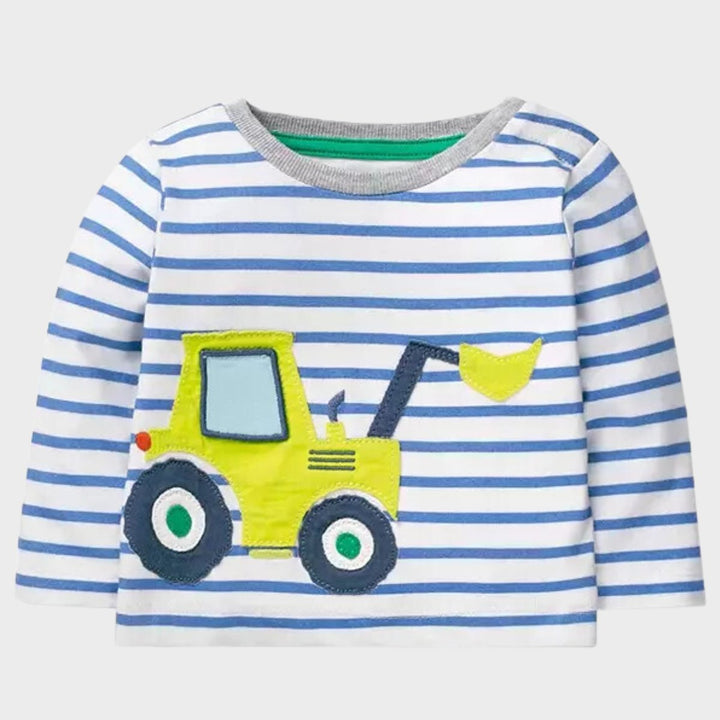 Kids Stripe Digger Top from You Know Who's