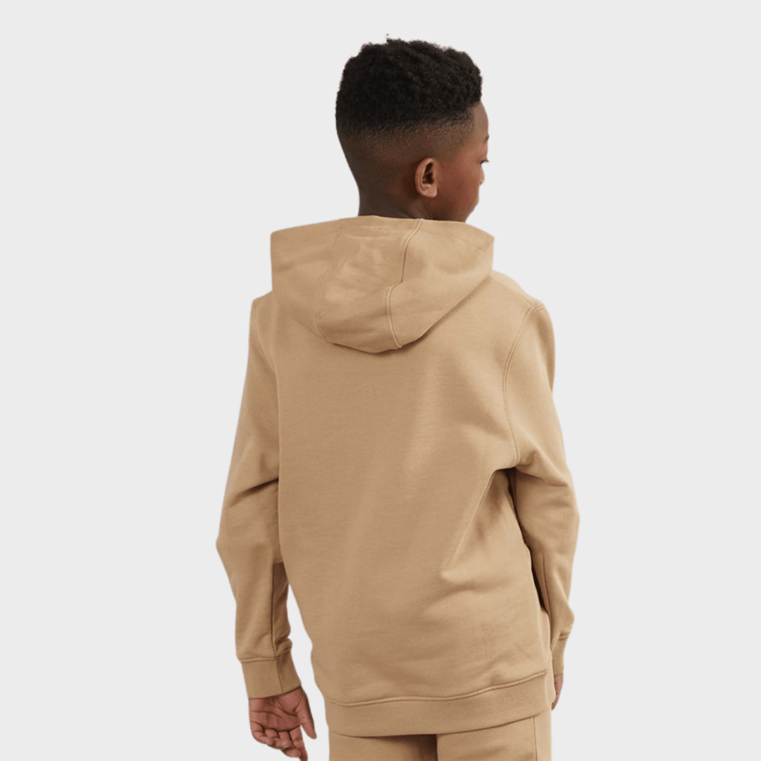 Kids Taupe Lyle and Scott Text Hoodie from You Know Who's