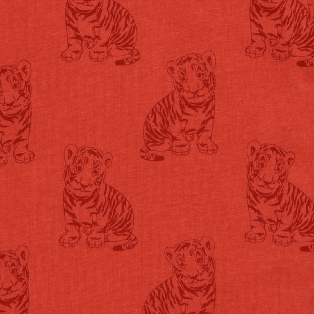 Kids Tiger Green Treat Bamboo Pjs from You Know Who's