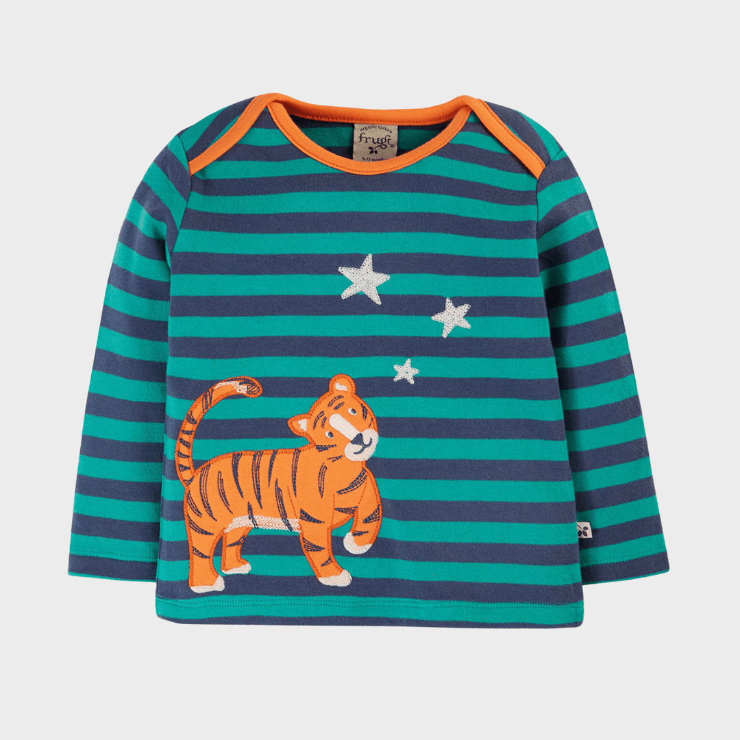 Kids Tiger Stripe Frugi Top from You Know Who's
