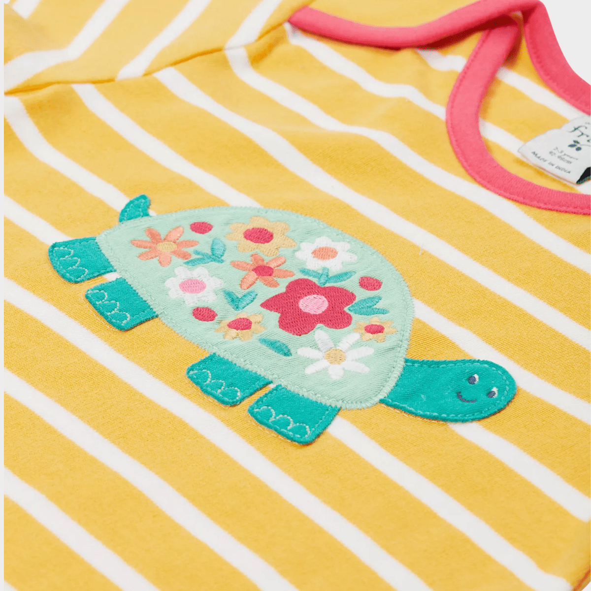 Kids Turtle Stripe Frugi Top from You Know Who's