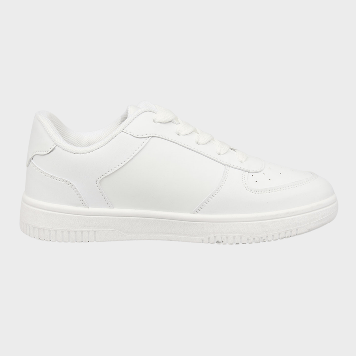 Kids White Lace - up Trainer from You Know Who's