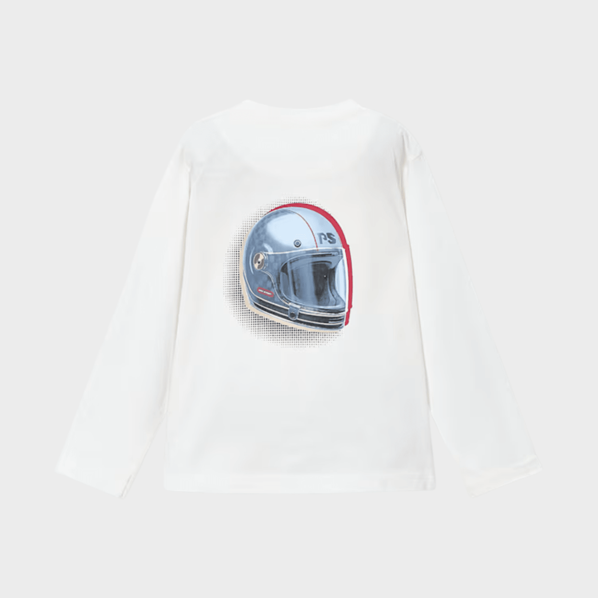 Kids White Race Trak Top (2Y - 10Y) from You Know Who's