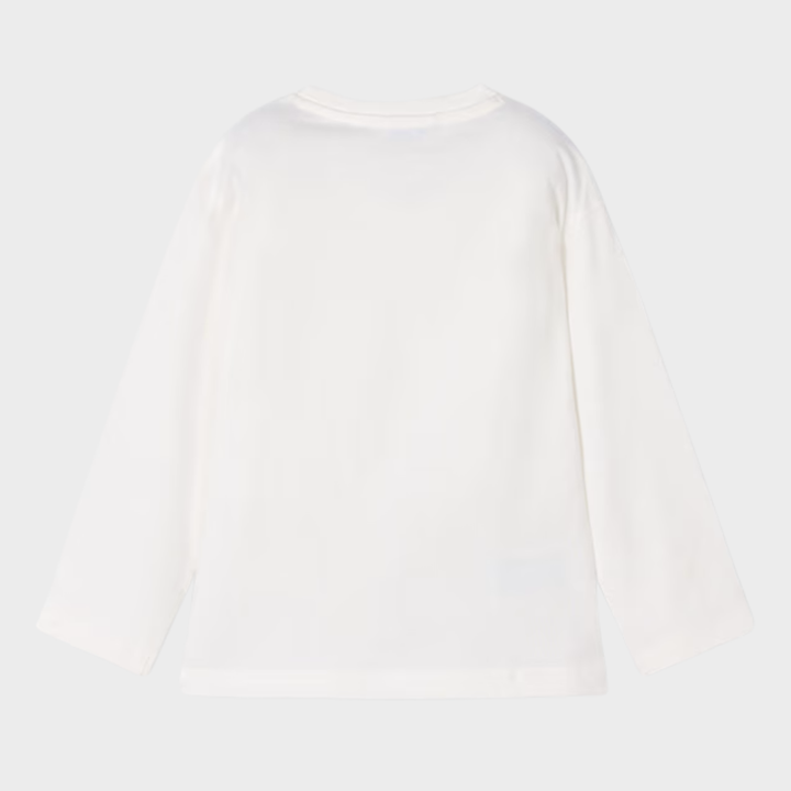 Kids White Skate Embossed Top (2Y - 10Y) from You Know Who's