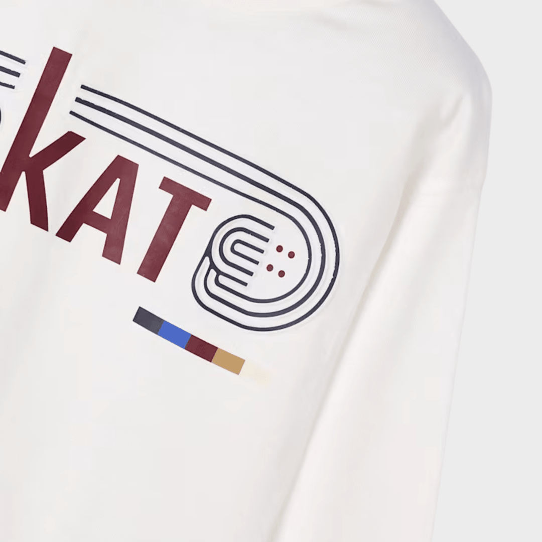 Kids White Skate Embossed Top (2Y - 10Y) from You Know Who's