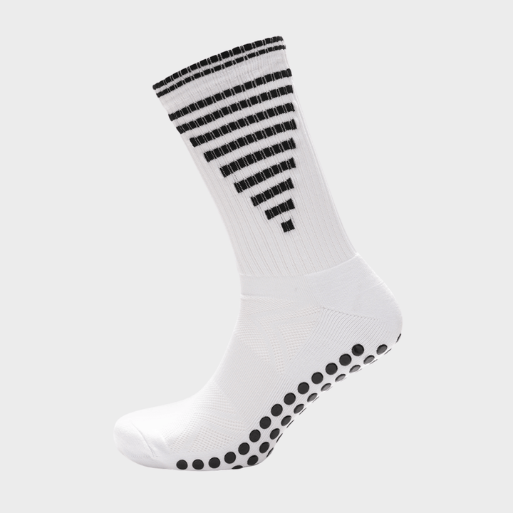 Kids White Sport Grip Socks from You Know Who's