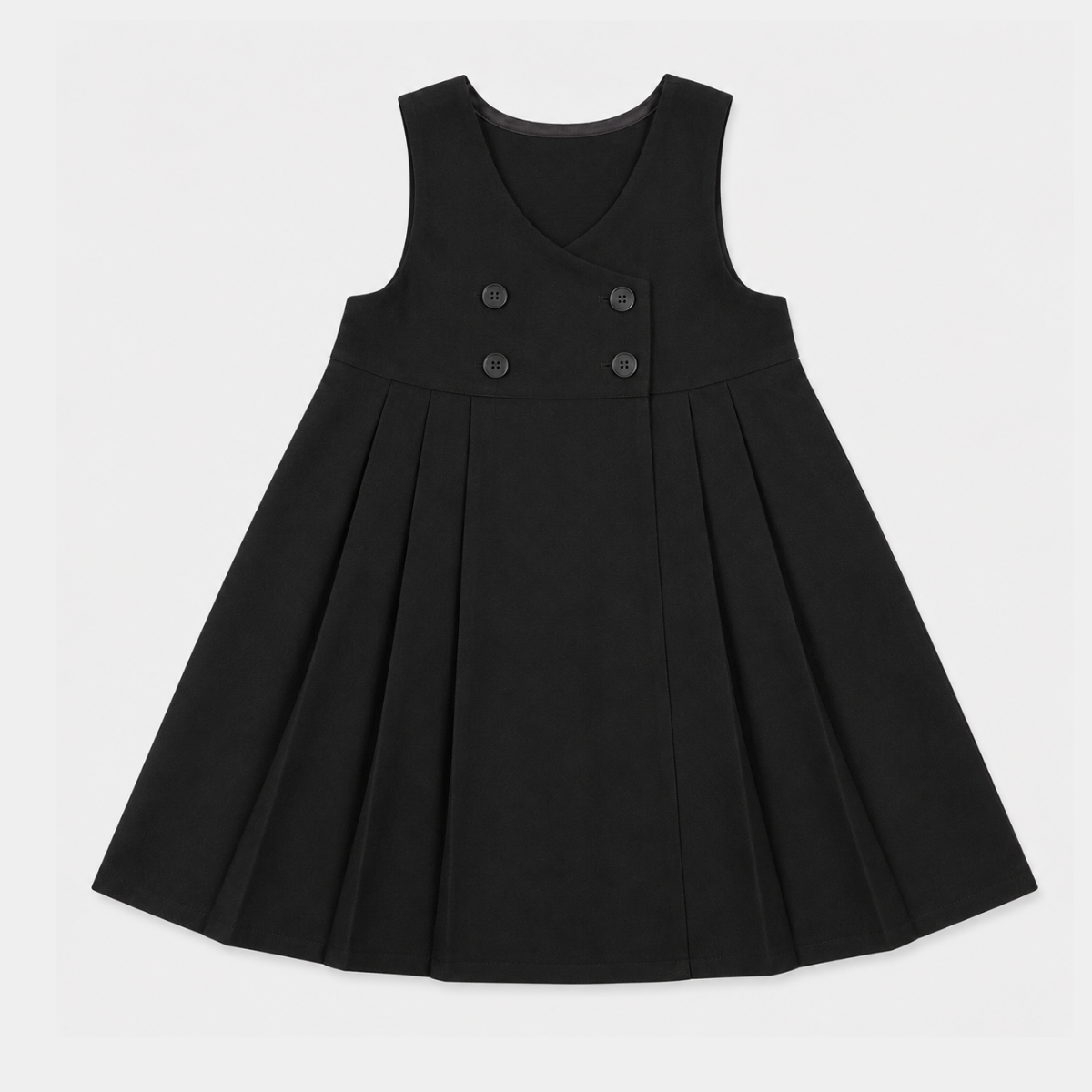 Girls 4 Button Pinafore