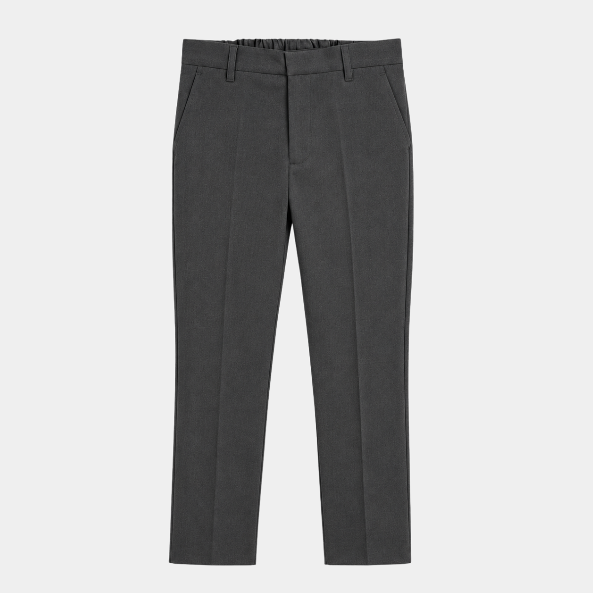 Boys Charcoal School Trouser