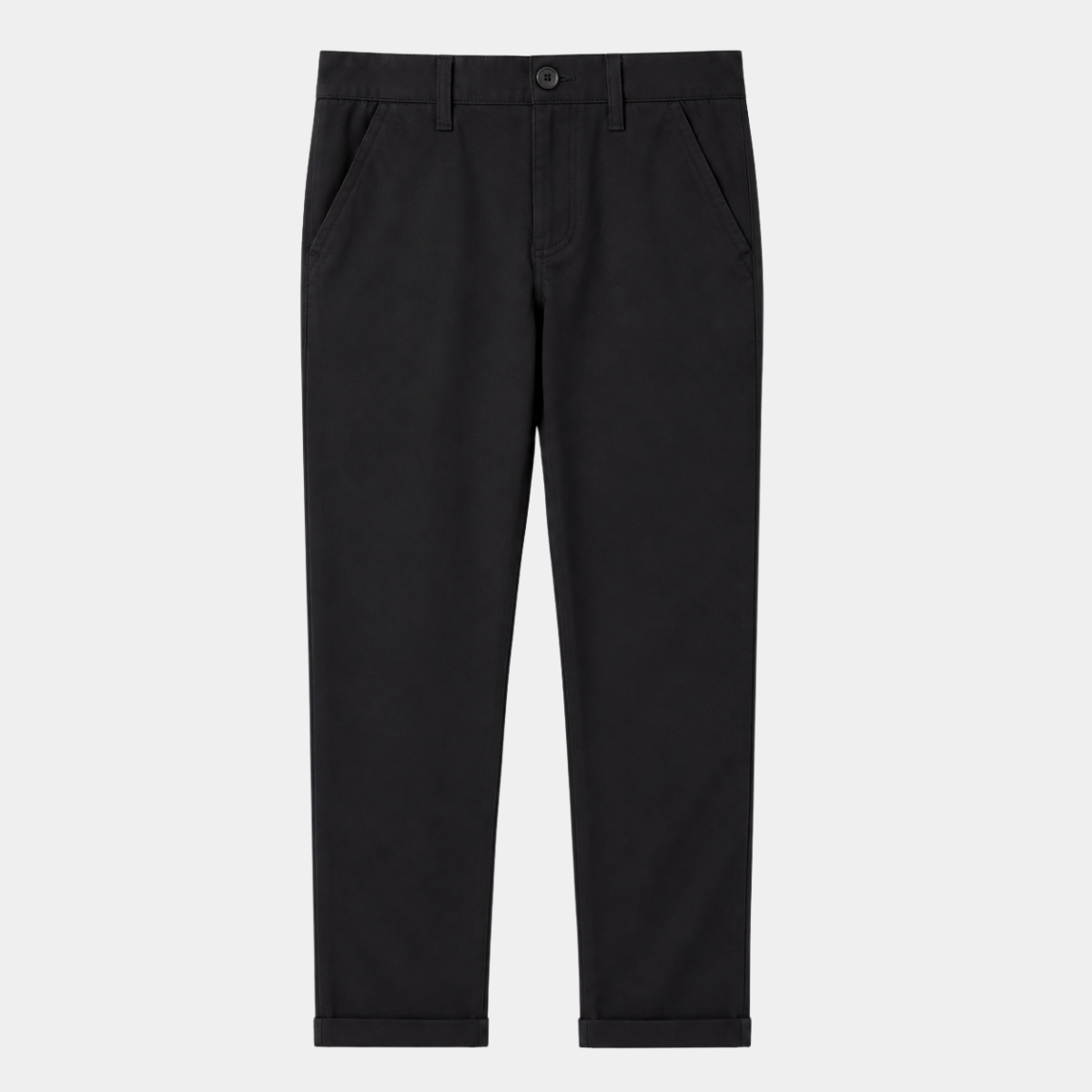 Girls Turn Up School Trouser