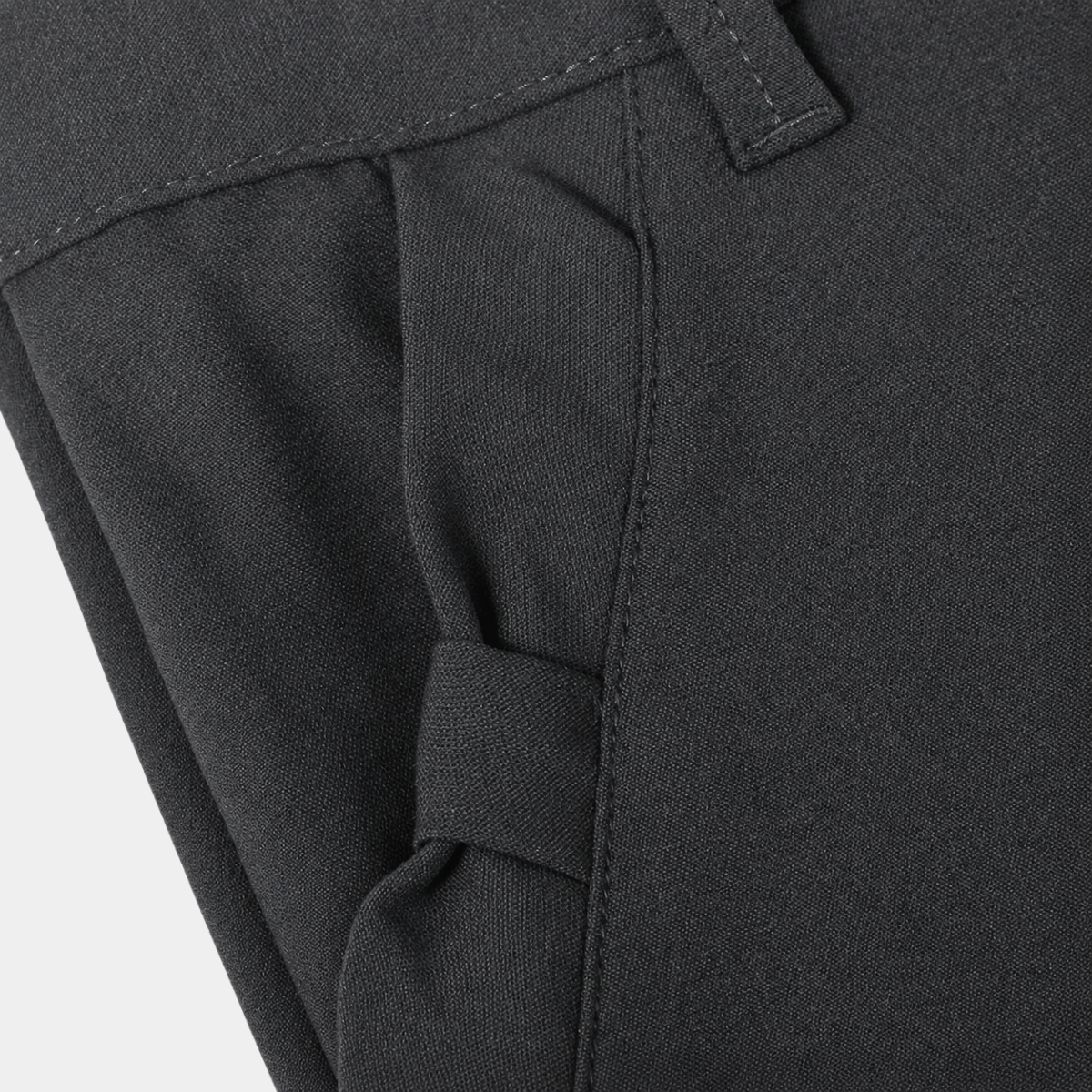 Girls Bow Pocket School Trouser