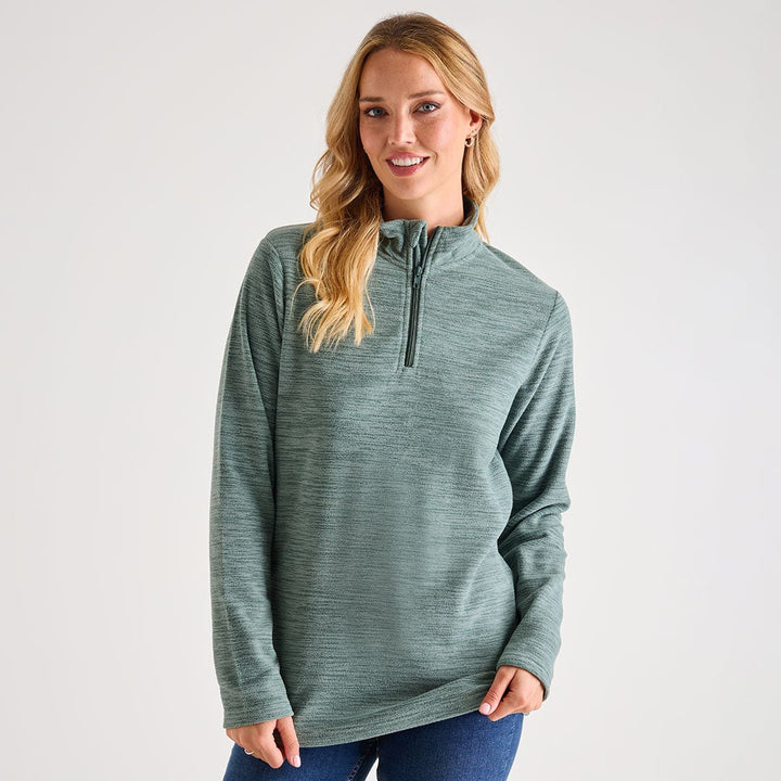 Ladies 1/4 Zip Fleece from You Know Who's