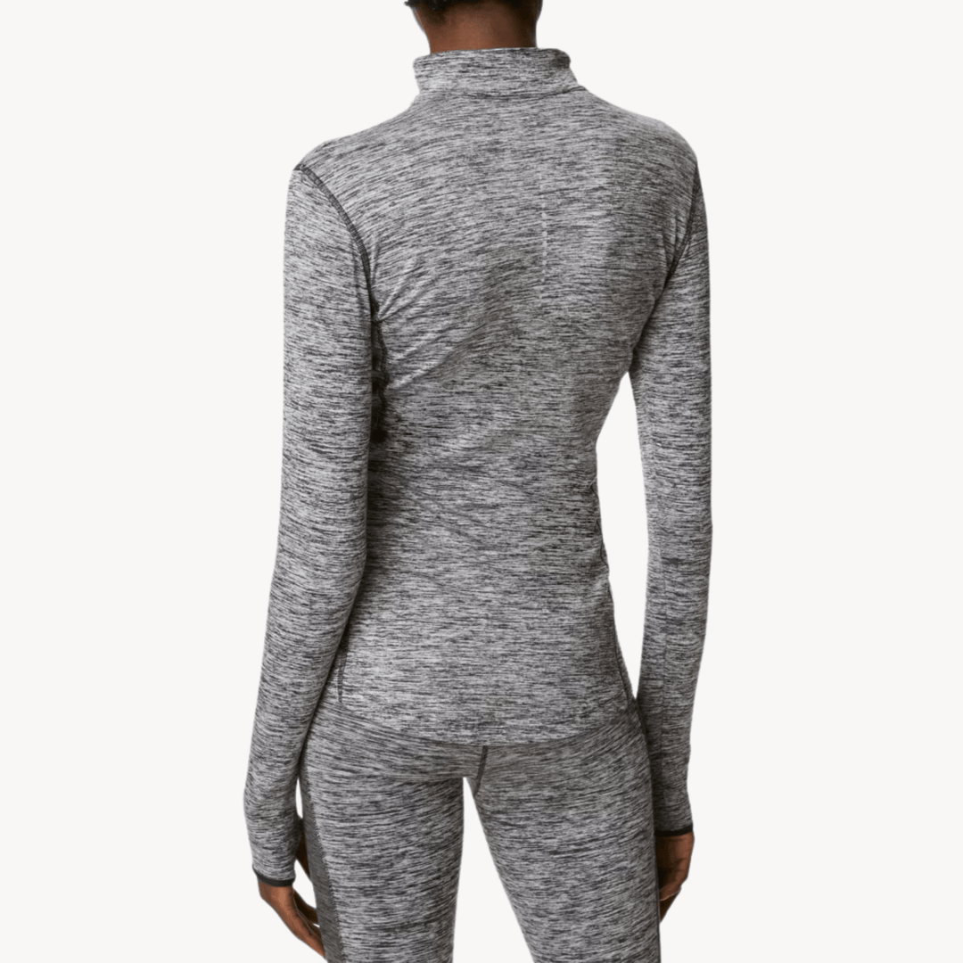 Ladies 1/4 Zip Grey Gym Jacket from You Know Who's