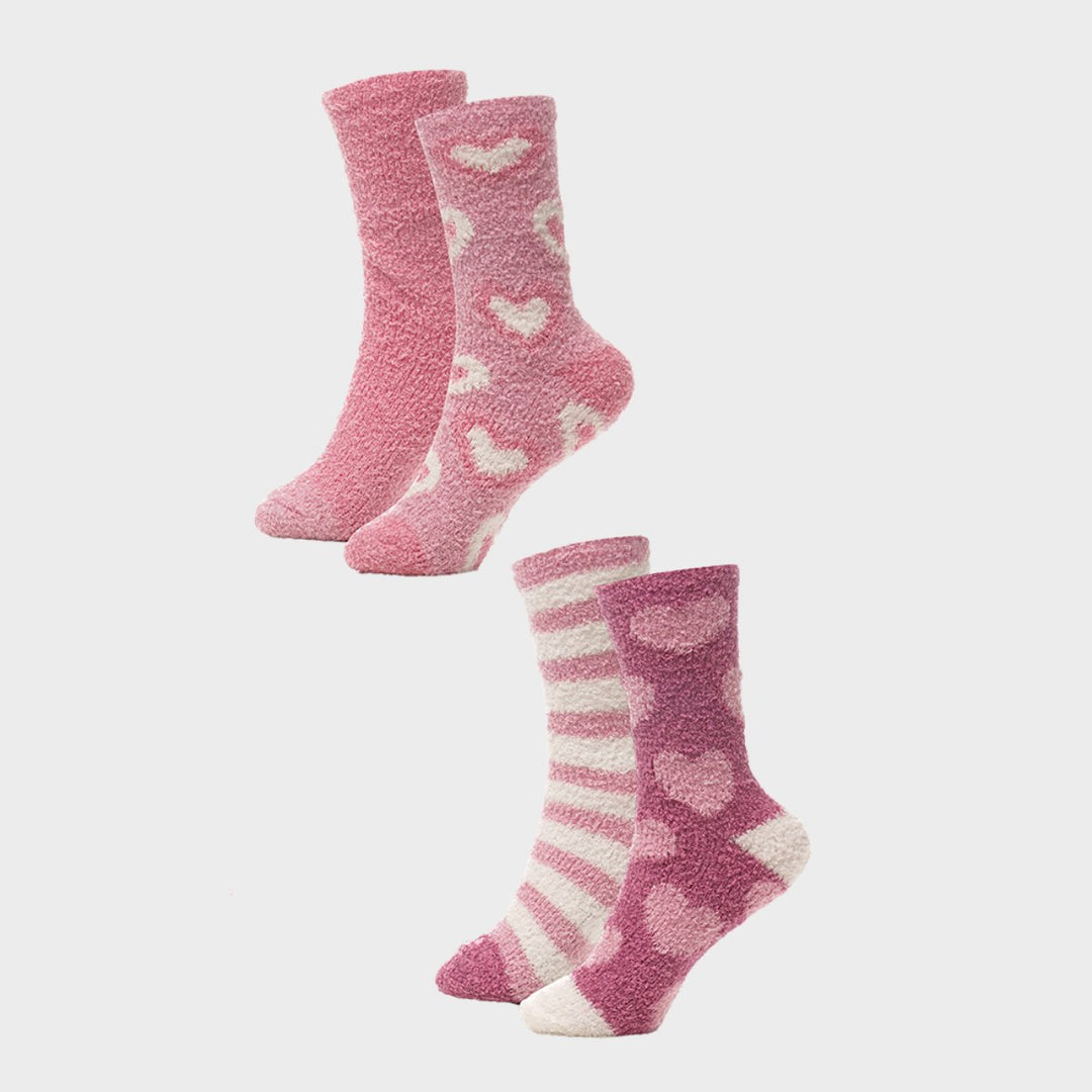 Ladies 2PK Cosy socks from You Know Who's