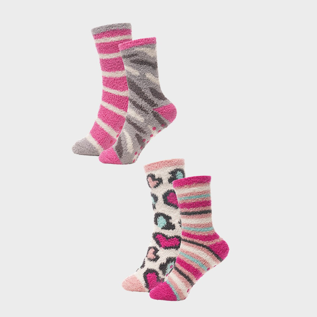 Ladies 2PK Cosy socks from You Know Who's