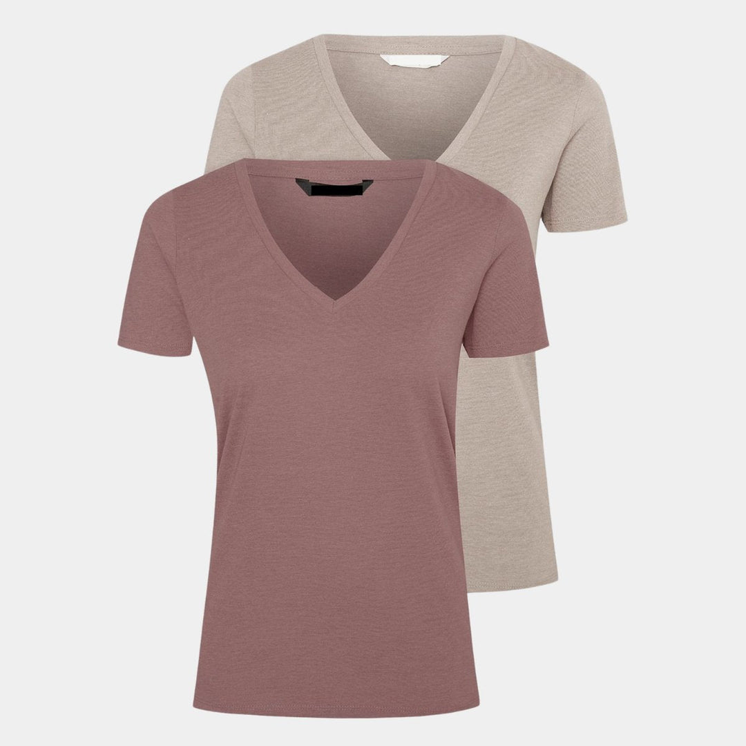 Ladies 2pk V-Neck Tops from You Know Who's
