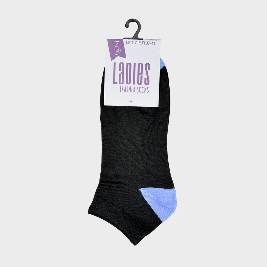 Ladies 3PCK Trainer Socks from You Know Who's