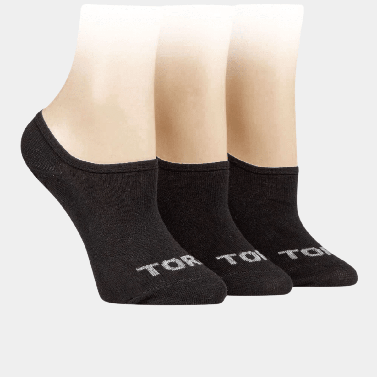 Ladies 3pk Black Shoe Liner Sock from You Know Who's