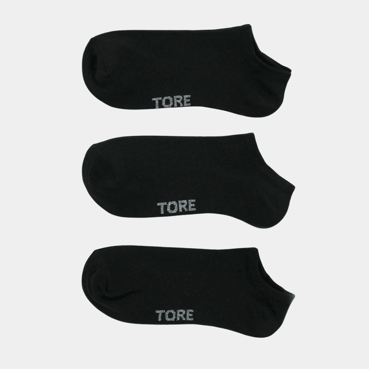 Ladies 3pk Black Trainer Sock from You Know Who's