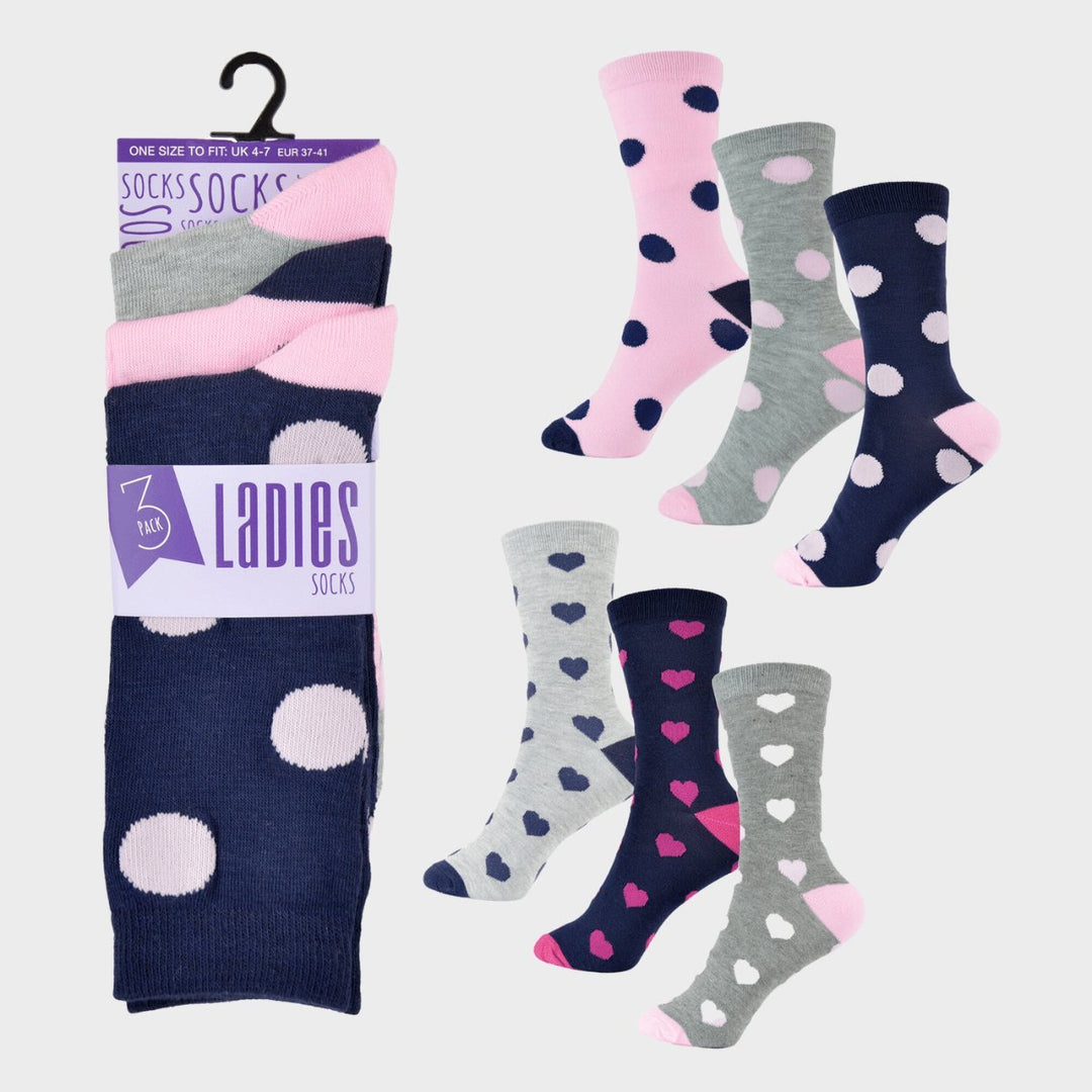 Ladies 3pk Socks from You Know Who's