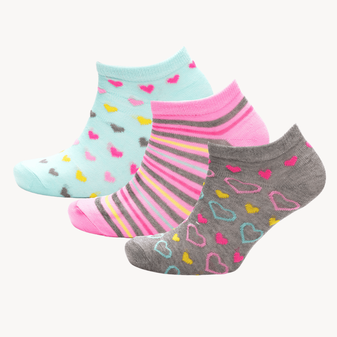 Ladies 3pk Trainer Sock from You Know Who's