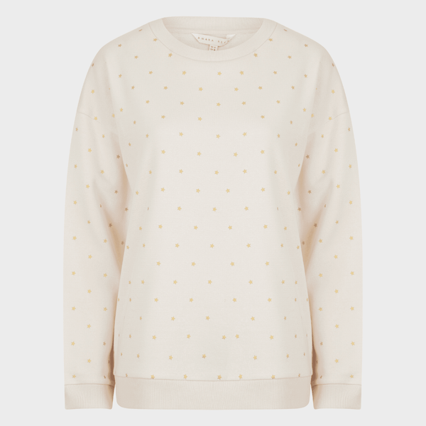 Ladies All Over Metallic Star Sweatshirt from You Know Who's