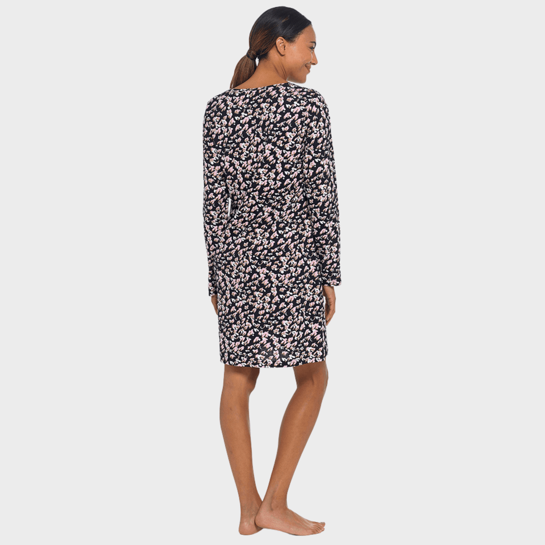 Ladies All Over Print Long Sleeve Nightie from You Know Who's