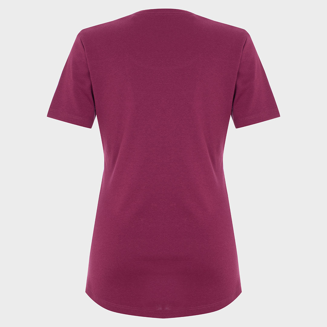 Ladies Amaranth Crew Neck T-Shirt from You Know Who's