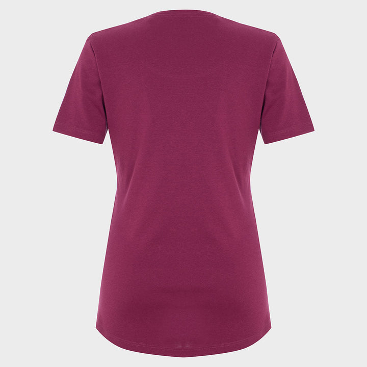 Ladies Amaranth Crew Neck T-Shirt from You Know Who's
